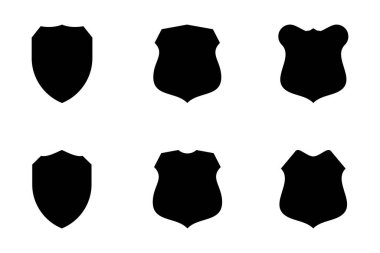 Kalkan Amblemi ve Rozet Logoları resim sembolü görsel illüstrasyon Ayarları