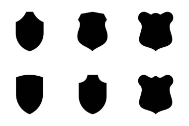 Kalkan Amblemi ve Rozet Logoları resim sembolü görsel illüstrasyon Ayarları