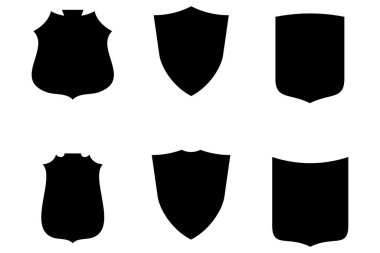 Kalkan Amblemi ve Rozet Logoları resim sembolü görsel illüstrasyon Ayarları