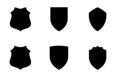 Kalkan Amblemi ve Rozet Logoları resim sembolü görsel illüstrasyon Ayarları