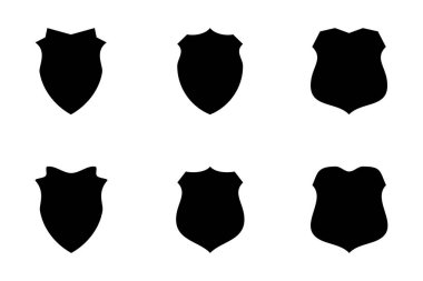 Kalkan Amblemi ve Rozet Logoları resim sembolü görsel illüstrasyon Ayarları