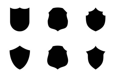 Kalkan Amblemi ve Rozet Logoları resim sembolü görsel illüstrasyon Ayarları