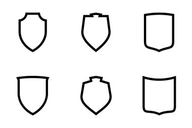 Kalkan Amblemi ve Rozet Logoları Çizgisi resim çizimi sembolü Tanımlama Ayarları