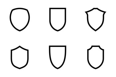 Kalkan Amblemi ve Rozet Logoları Çizgisi resim çizimi sembolü Tanımlama Ayarları
