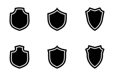 Kalkan Amblemi & Rozet Logoları Çerçeve resim sembolü görsel illüstrasyonla