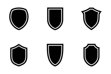 Kalkan Amblemi & Rozet Logoları Çerçeve resim sembolü görsel illüstrasyonla