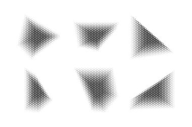 Yarıton Üçgen Düzeni, Özyineleme Tekniği Minimum Dinamik Duvar Kağıdı Biçimi Seti