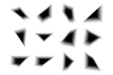 Yarıton Üçgen Düzeni, Özyineleme Tekniği Minimum Dinamik Duvar Kağıdı Biçimi Seti