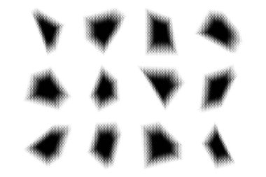 Yarıton Üçgen Düzeni, Özyineleme Tekniği Minimum Dinamik Duvar Kağıdı Biçimi Seti