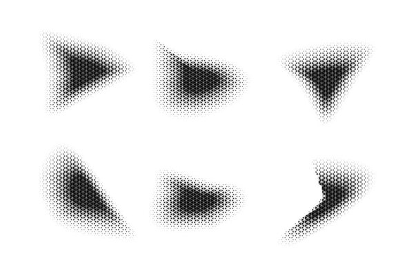 Halftone Triangle Pattern, Reprographic Technique for Simulating Background Set Minimal Style Dynamic Wallpaper