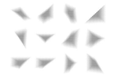 Yarıton Yıldız Düzeni, Özyineleme Tekniği Minimum Stil Dinamik Duvar Kağıdı Seti