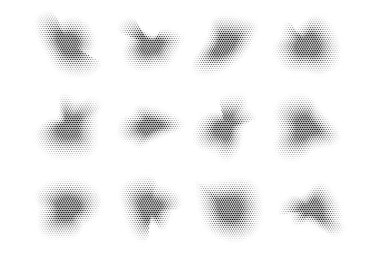 Yarıton Yıldız Düzeni, Özyineleme Tekniği Minimum Stil Dinamik Duvar Kağıdı Seti