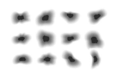 Yarım Tonluk Altıgen Deseni, Özyineleme Tekniği Minimum Biçim Dinamik Duvar Kağıdı Seti