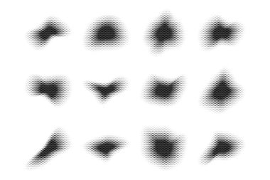 Yarım Tonluk Altıgen Deseni, Özyineleme Tekniği Minimum Biçim Dinamik Duvar Kağıdı Seti