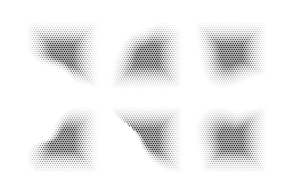 Halftone Star Pattern, Reprographic Technique for Simulating Background Set Minimal Style Dynamic Wallpaper