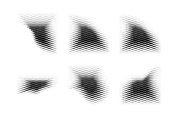 Halftone Hexagon Pattern, Reprographic Technique for Simulating Background Set Minimal Style Dynamic Wallpaper