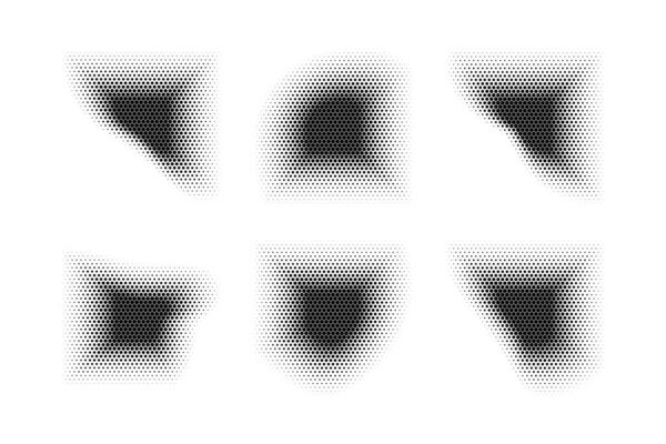 Halftone Hexagon Pattern, Reprographic Technique for Simulating Background Set Minimal Style Dynamic Wallpaper