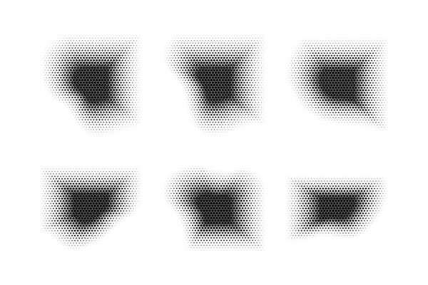 Halftone Hexagon Pattern, Reprographic Technique for Simulating Background Set Minimal Style Dynamic Wallpaper