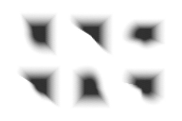 Halftone Hexagon Pattern, Reprographic Technique for Simulating Background Set Minimal Style Dynamic Wallpaper