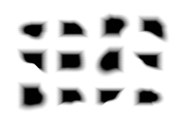 Yarım Tonluk Altıgen Deseni, Özyineleme Tekniği Minimum Biçim Dinamik Duvar Kağıdı Seti