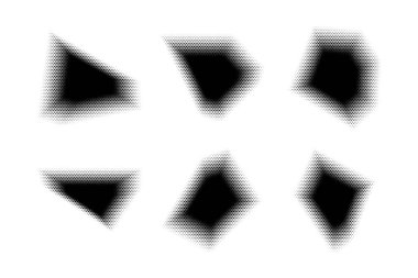 Yarım Tonluk Altıgen Deseni, Özyineleme Tekniği Minimum Biçim Dinamik Duvar Kağıdı Seti