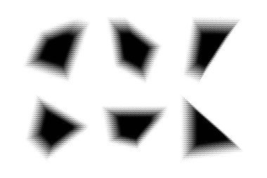 Yarım Tonluk Altıgen Deseni, Özyineleme Tekniği Minimum Biçim Dinamik Duvar Kağıdı Seti