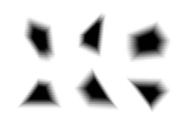 Yarım Tonluk Altıgen Deseni, Özyineleme Tekniği Minimum Biçim Dinamik Duvar Kağıdı Seti