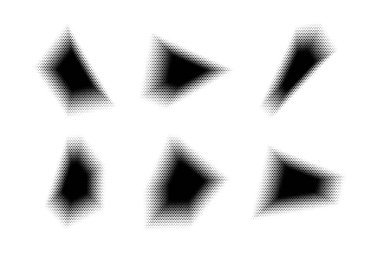 Yarım Tonluk Altıgen Deseni, Özyineleme Tekniği Minimum Biçim Dinamik Duvar Kağıdı Seti