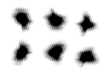 Yarım Tonluk Altıgen Deseni, Özyineleme Tekniği Minimum Biçim Dinamik Duvar Kağıdı Seti