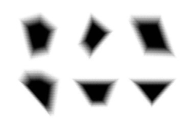Yarım Tonluk Altıgen Deseni, Özyineleme Tekniği Minimum Biçim Dinamik Duvar Kağıdı Seti