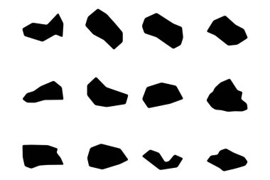 Geometrik Şekiller piktogram sembolü görsel illüstrasyon Ayarları.