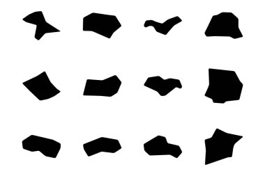 Geometrik Şekiller piktogram sembolü görsel illüstrasyon Ayarları.