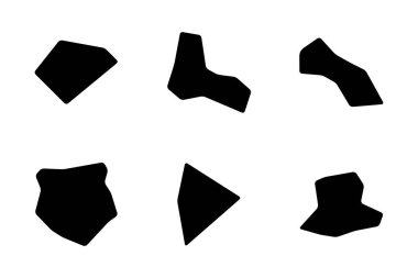 Geometrik Şekiller piktogram sembolü görsel illüstrasyon Ayarları.
