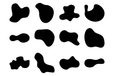 Damlacıklar Sıvı Şekiller piktogram sembolü görsel illüstrasyon Ayarları
