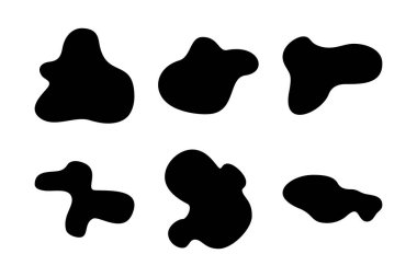 Damlacıklar Sıvı Şekiller piktogram sembolü görsel illüstrasyon Ayarları