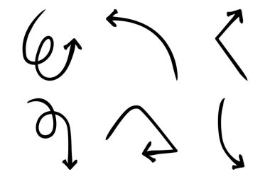 Soyut Ok Yönü Eğimli Çizgi Çizgisi Pictogram Sembol Görsel Resimleme Ayarları