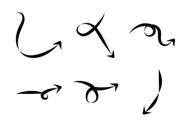 Soyut Ok Yönü Eğimli Çizgi Çizgisi Pictogram Sembol Görsel Resimleme Ayarları