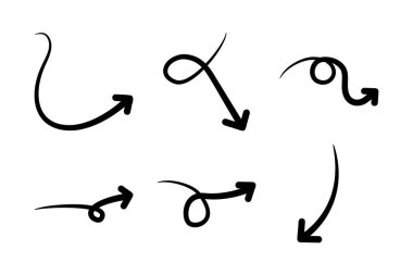 El çizimi ok Şekli Çizgiler Ayarla.