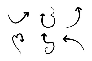 El çizimi ok Şekli Çizgiler Ayarla.