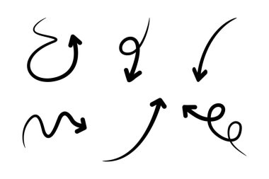 El çizimi ok Şekli Çizgiler Ayarla.