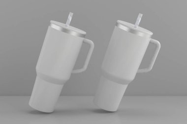 Seyahat kupası sıcak içme kupası modeli.