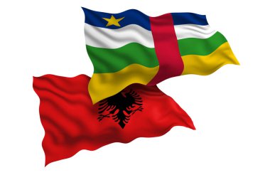 Orta Afrika Cumhuriyeti ve Arnavutluk Dostluk Bayrakları İki Ülkenin Diplomatik İlişkilerine ve Spor rekabetine Yol Açtı
