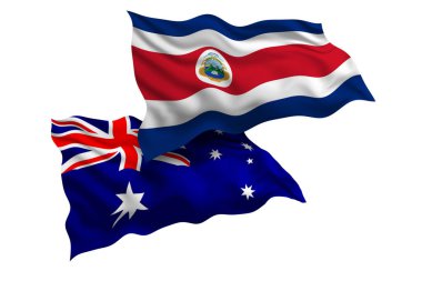 Kosta Rika ve Avustralya Dostluk Bayrakları İki Ülkenin Diplomatik İlişkileri ve Spor Yarışması