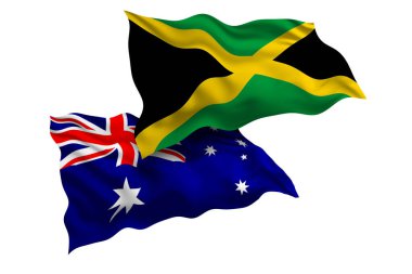 Jamaika ve Avustralya Dostluk Bayrakları İki Ülkenin Diplomatik İlişkileri ve Spor Yarışması