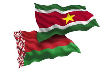 Surinam ve Belarus Dostluğu İki Ülkenin Diplomatik İlişkileri ve Spor Yarışması Bayrakları