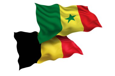 Senegal ve Belçika Dostluğu, iki ülkenin Diplomatik İlişkileri ve Spor müsabakalarını Bayraklar