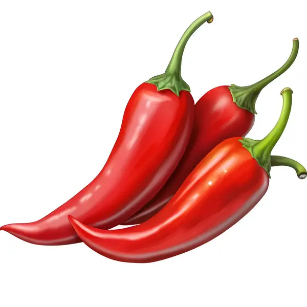 stock vector free vector red chilli peppers