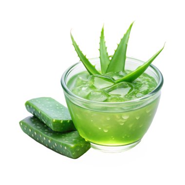 taze aloe vera dilimi ve jel png tasarımı 