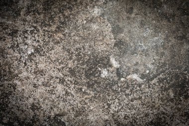 Gri desenli çimento duvar arkaplanı ve ince beton parçaları. İnşaat geçmişleri