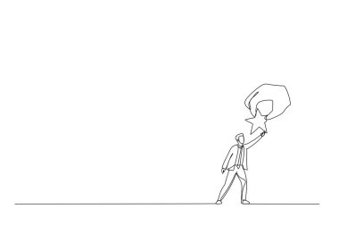 İş adamı yıldız veriyor